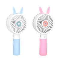 2024 Electric Digital Display New Usb Desktop Student Small Strong Wind mini portable handheld fan