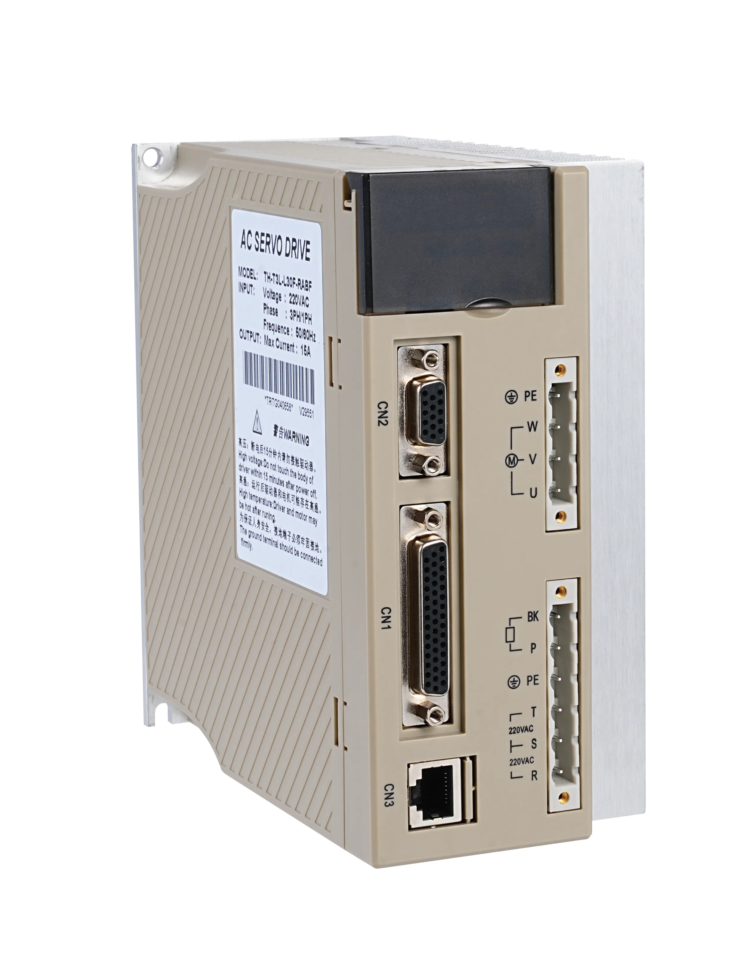 

TH-T3L-L30F-RABF Compact Servo Drives 2500RPM 3.8kW 13.5A 15Nm Ac Servo Motor Driver 15Nm 3.8kW 13.5A 2500RPM Ac Motor Driver