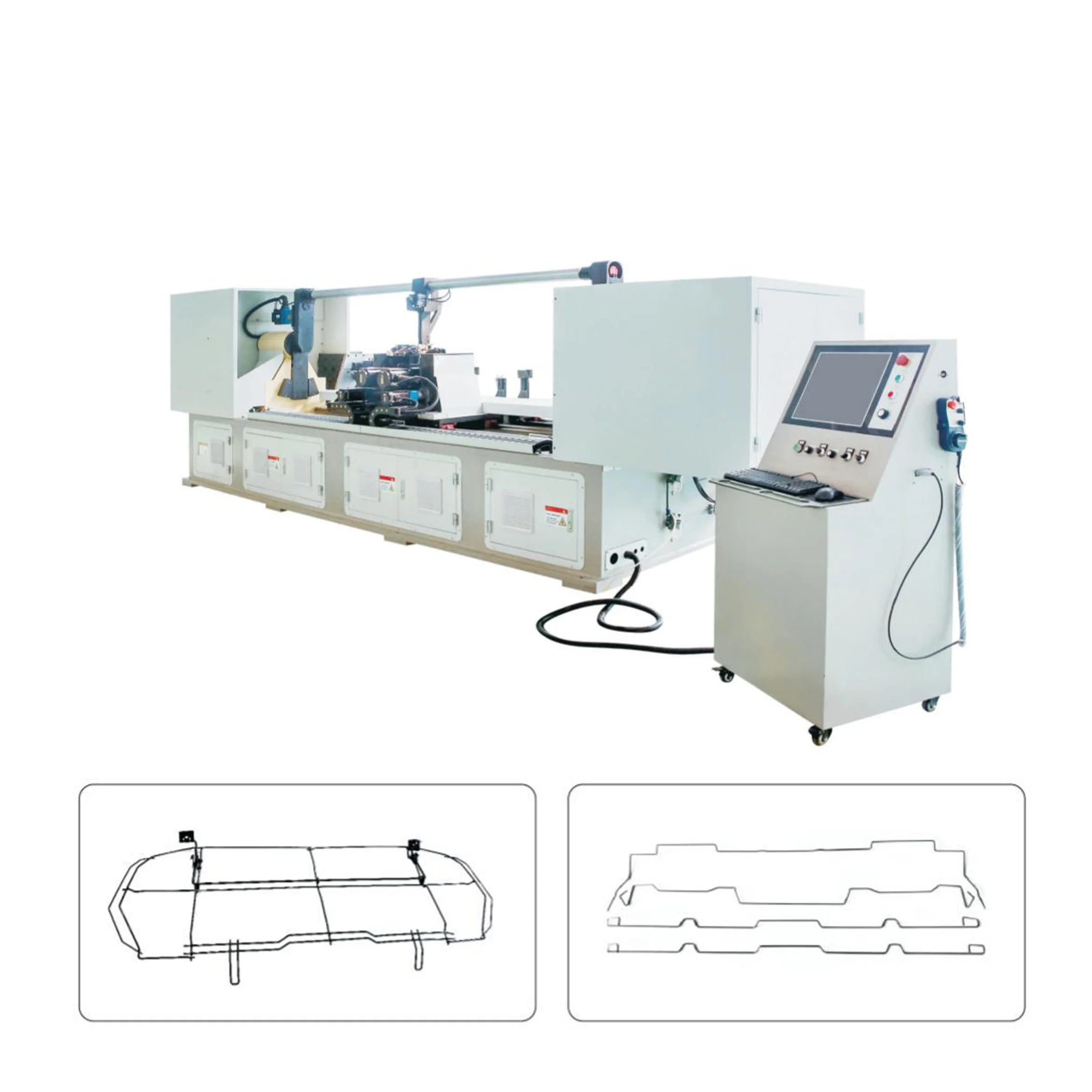 STR CNC Double Head Wire Bending Machine for Steel, 3D Wire Forming