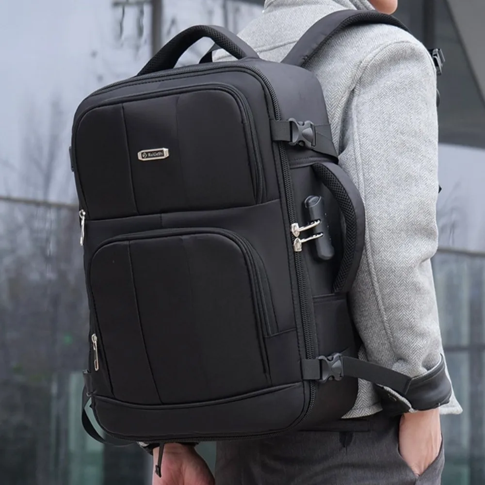 

Рюкзак для путешествий с кодовым замком, боковой ручкой, большой вместимостью, мужской деловой рюкзак, противоугонный, многофункциональный, дорожная сумка