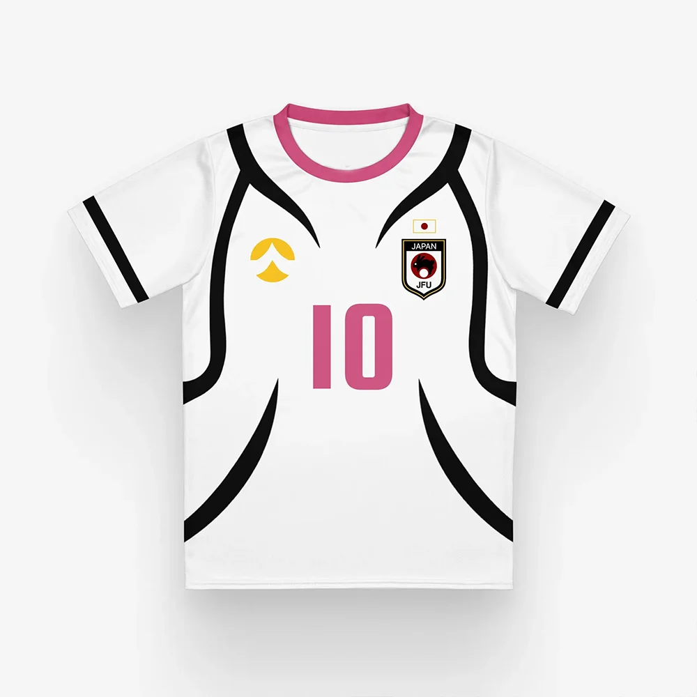 Japanische Anime Blue Lock Fußballtrikots für Männer & Frauen, T-Shirt mit Ryusei Shidou & Itoshi Sae Motiv, Rollenspiel-T-Shirt mit Rundhalsausschnitt, Kinder-Oberteil – Detail 6