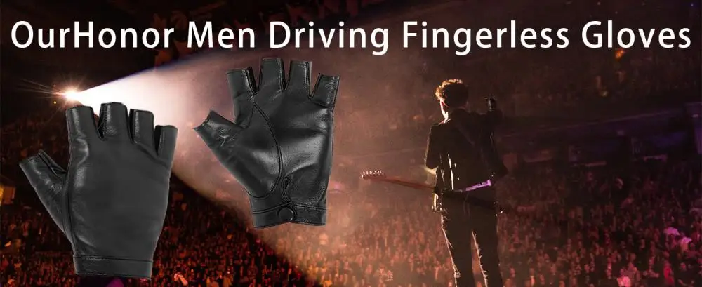 DOMEN Unisex Halbfingerlose Handschuhe aus Kunstleder, Reitausrüstung, Fahren, Fitness, Gymnastik, Motorradhandschuhe – Detail 9