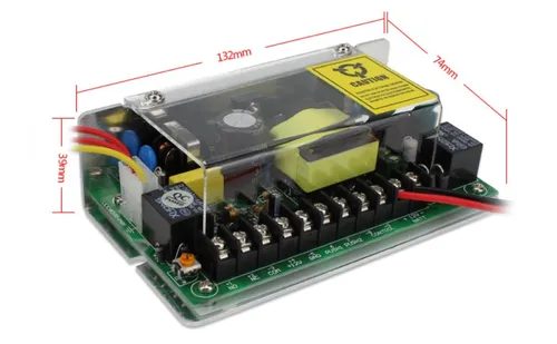Imagen 2 del producto Sistema de control de acceso de puerta Fuente de alimentación del interruptor DC12V 5A 50W AC 110 ~ 240V Fuente de alimentación del control de acceso de puerta
