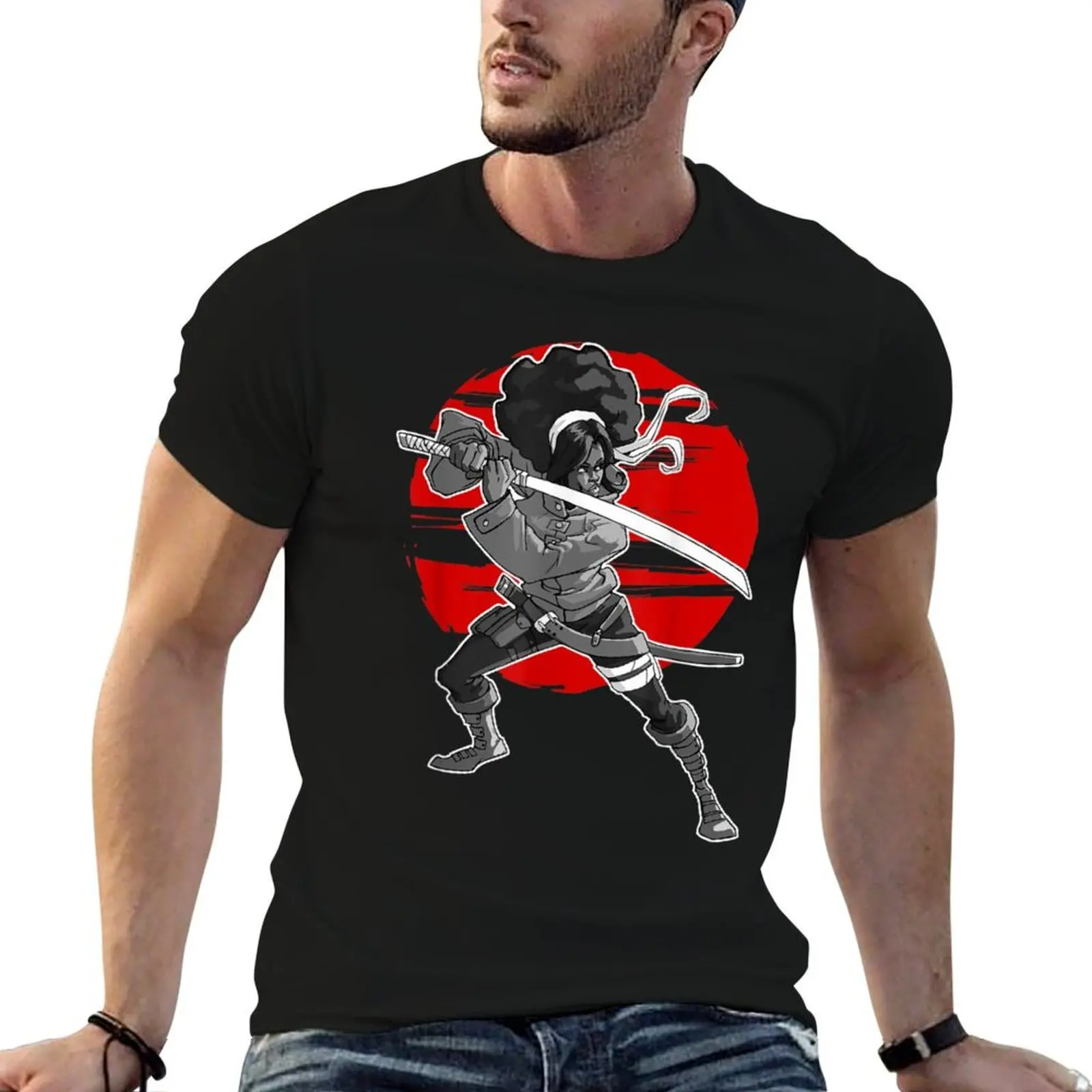 

Afro Black T-Shirt man t shirts for men casual t shirts for man pack cotton man tshirt T-shirt
