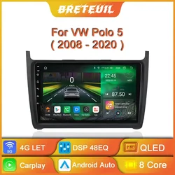 Android Car Radio For Volkswagen VW Polo 5 Sedan 2008 - 2020 Multimedia Player Navigation GPS Carplay Touch Screen Auto Stereo