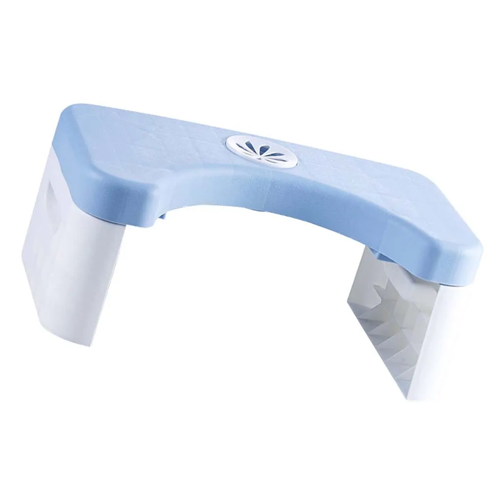 Sgabello da toilette pieghevole in plastica Sgabello per bambini Stabile ausilio per il bagno Design antiscivolo Forte capacità Facile da pulire