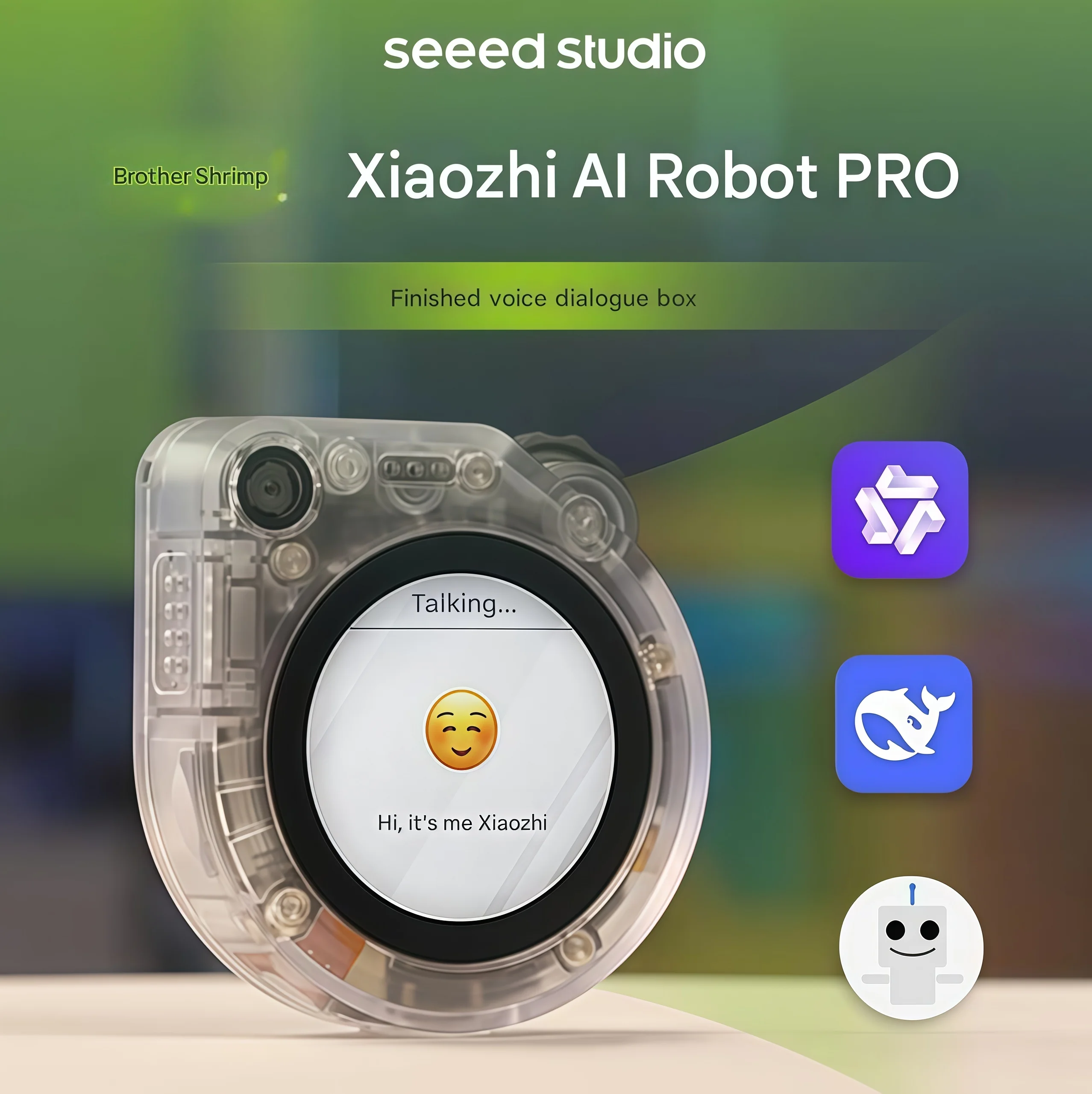 

Xiaozhi AI voice assistant finished product camera recognition AI Xiaozhi robot ESP32S3