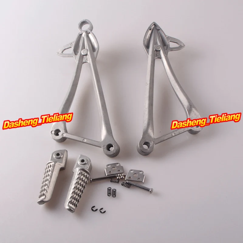 Motorcycle Rear Passenger Foot Pegs For Kawasaki ZX10R 2008 2009 2010 Rear Footrest Brackets Aluminum Alloy