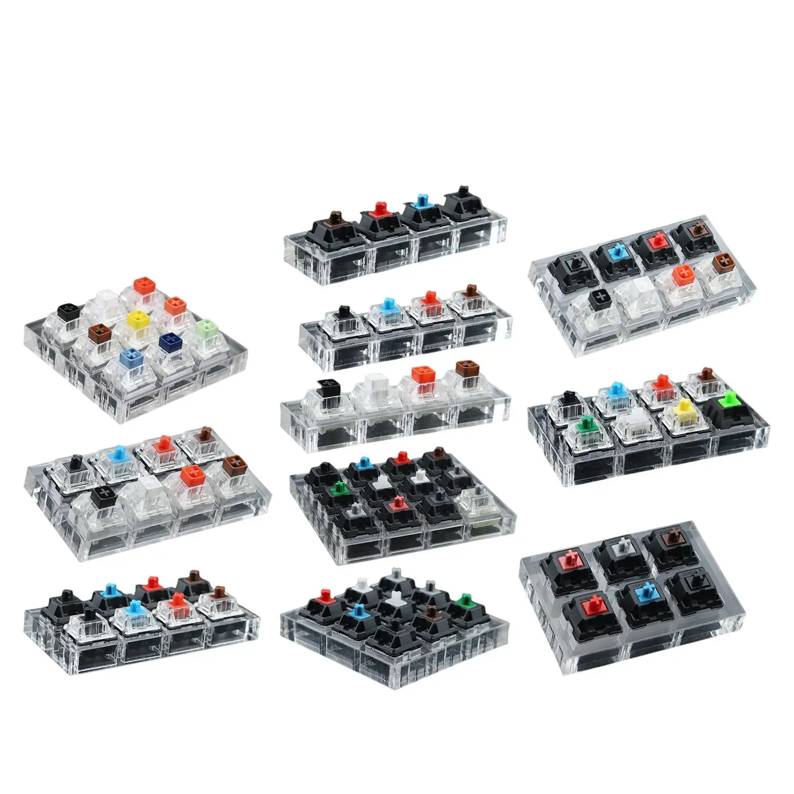 Key Switch Tester Sampler Tester Kit Keycaps Easy to Replace for Cherrymx