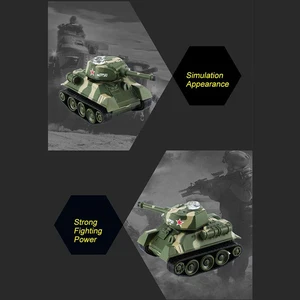 Mini Tiger RC Tank Model for Children, Remote Control Tank, Electronic Toys for Boys, Imitateote, Radio, Gifts for Children, 1: 100 Scale 10 Main Sales Remote Control Tank - №9