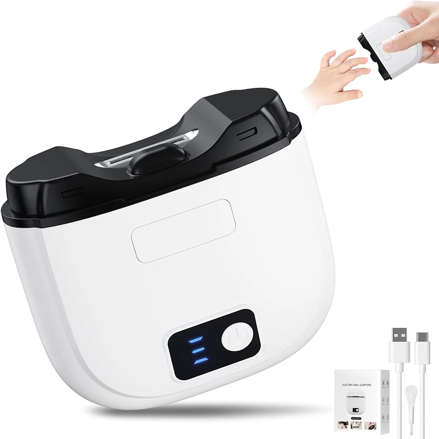 Cortador de unhas elétrico automático anicure trimmer adulto bebê unha mini ferramentas manicure cuidados com as unhas