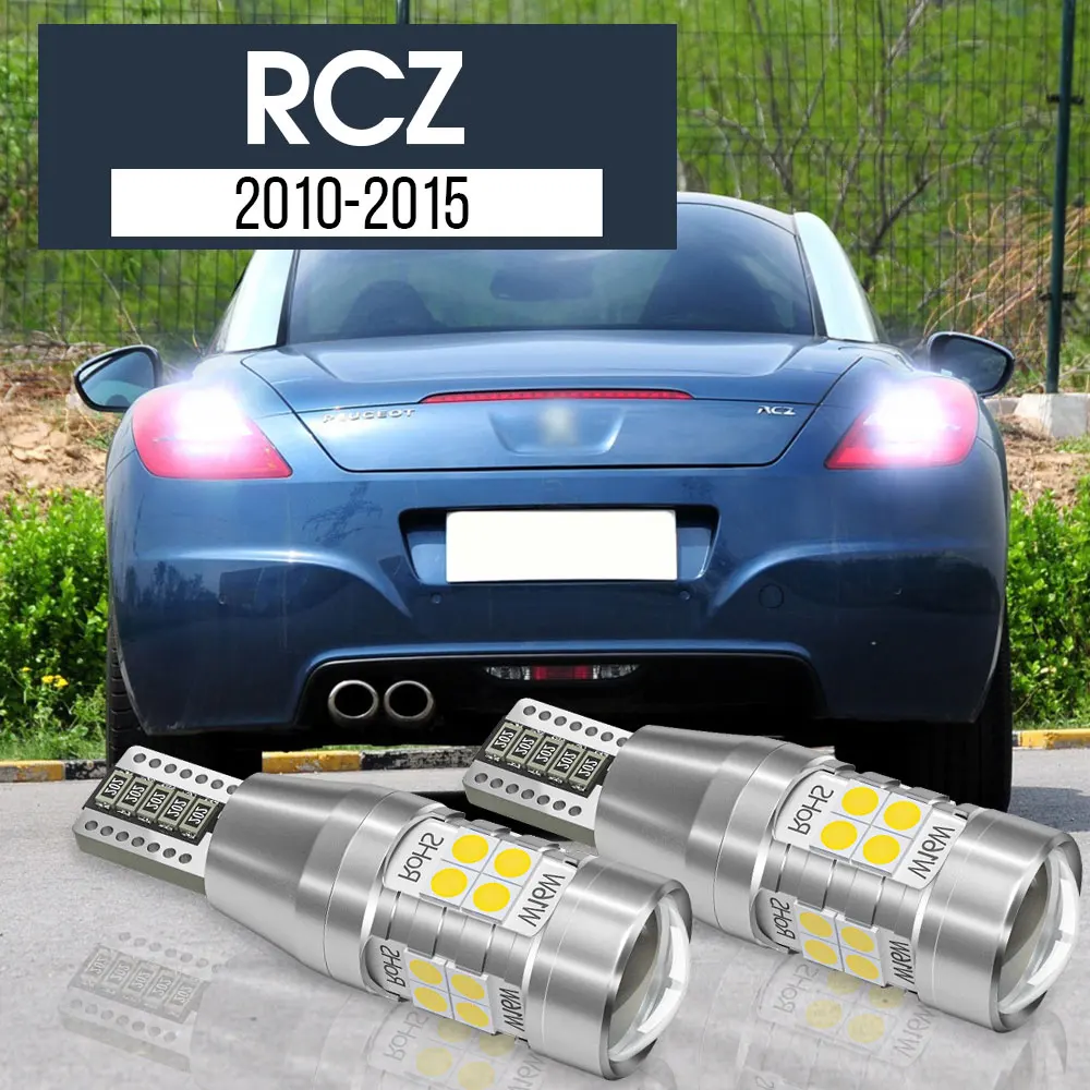 

2pcs LED Backup Light Reverse Lamp Blub Canbus Accessories For Peugeot RCZ 2010-2015 2011 2012 2013 2014