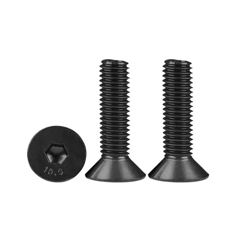 Left handed thread screws DIN7991 M4 M5 M6 M8 M10 M12 Grade 10.9 Alloy steel Hex socket flat head screw