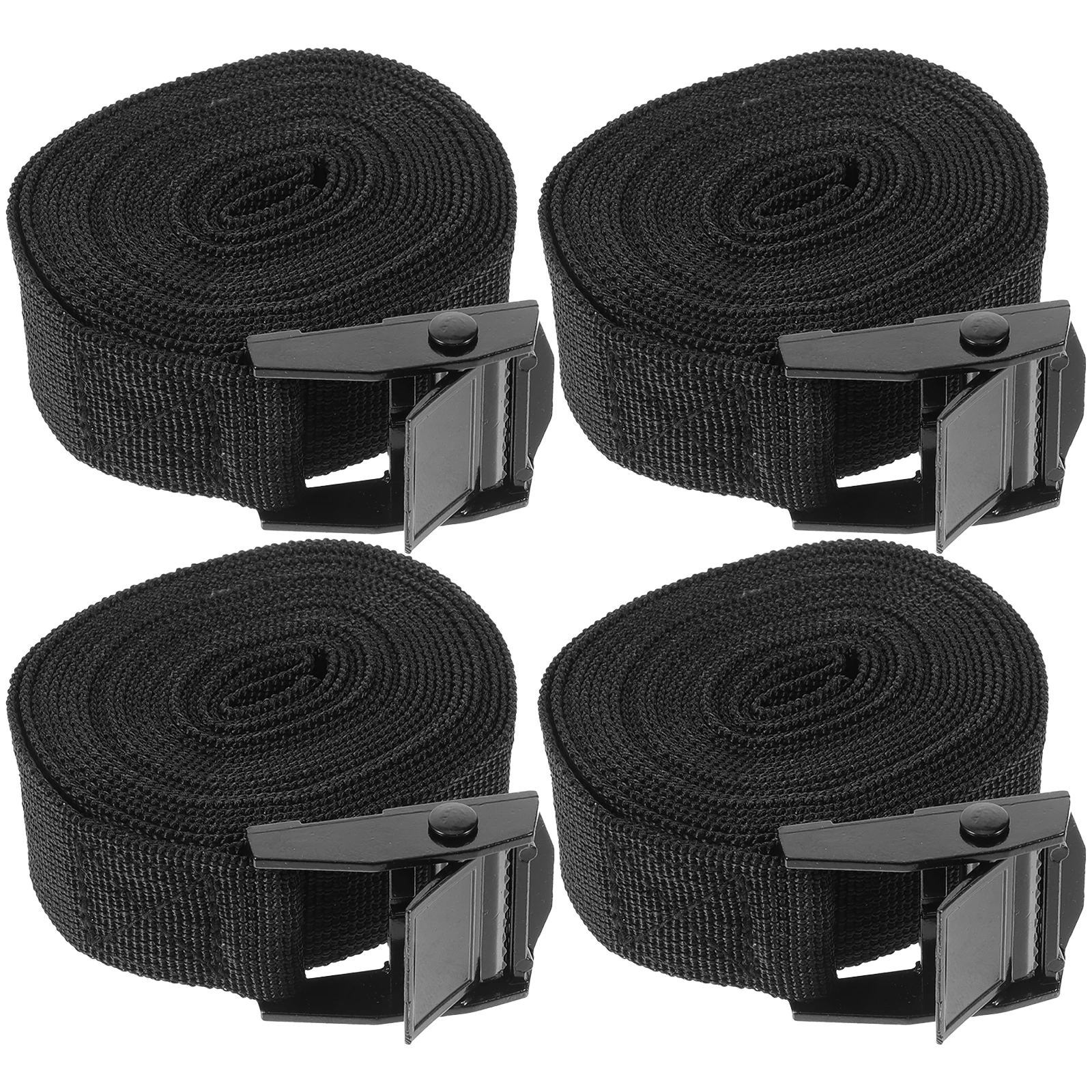 

4pcs 3m Zinc Alloy Buckle Straps for Kayak Canoe Surfboard Bike Rack Surfboard Straps For Roof Rack Luggage Tie Down Durable