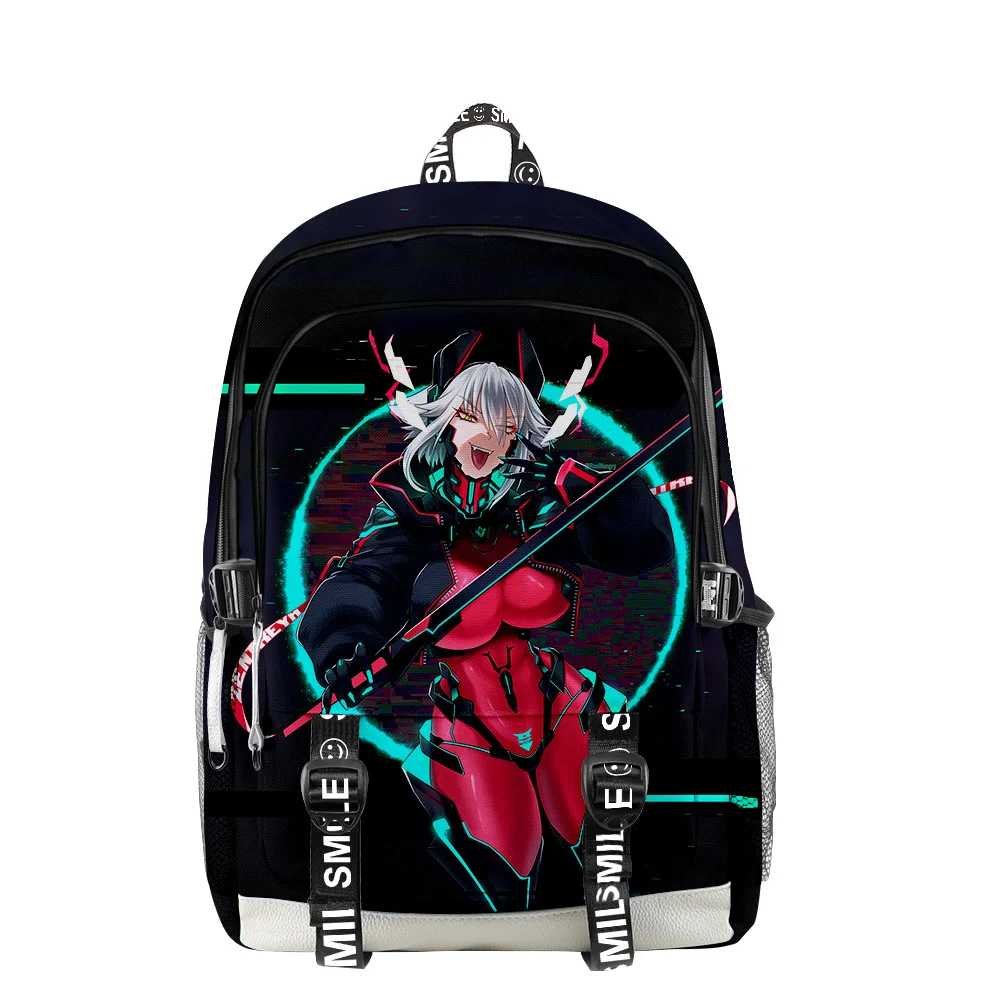 Zentreya Anime Zipper Backpack School Bag Unique Daypack Traval Bag Oxford Cloth