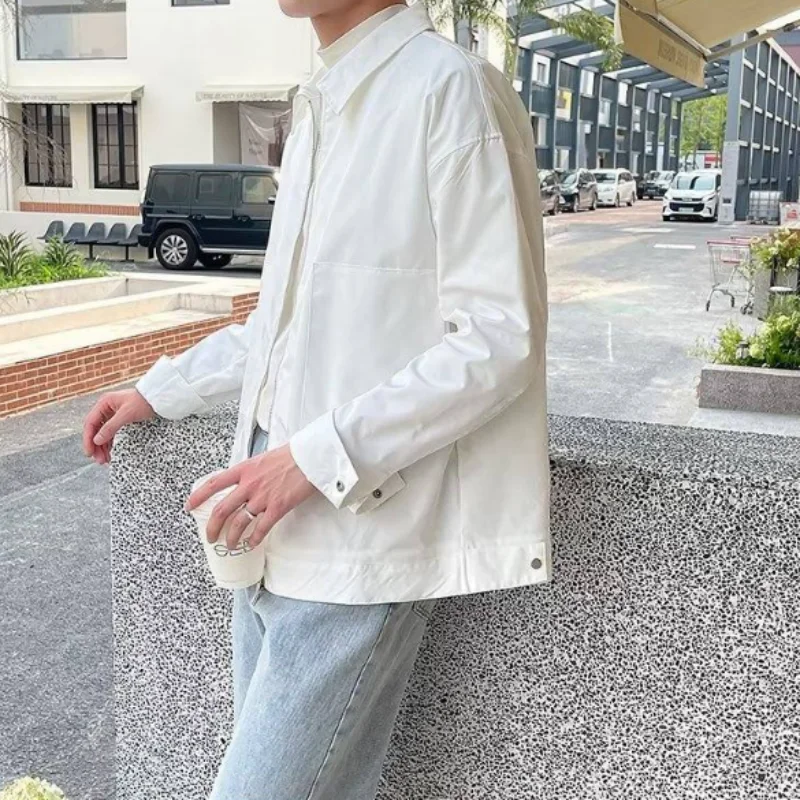 

Jacket Men's Spring Casual Jacket Men's Thin Jacket Men's WinterNew Solid Color Fall Men's Jacket Men's Casual Zipper Summer