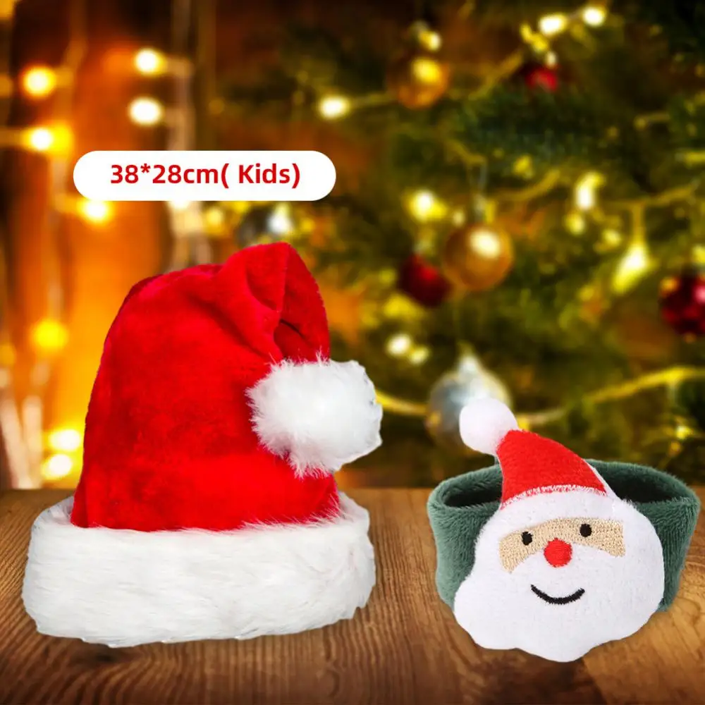 Clap Circle Unique Design Holiday Gifts Bracelet Jewelry Interactive Sound Alloy Christmas Accessories Christmas Hat Wool