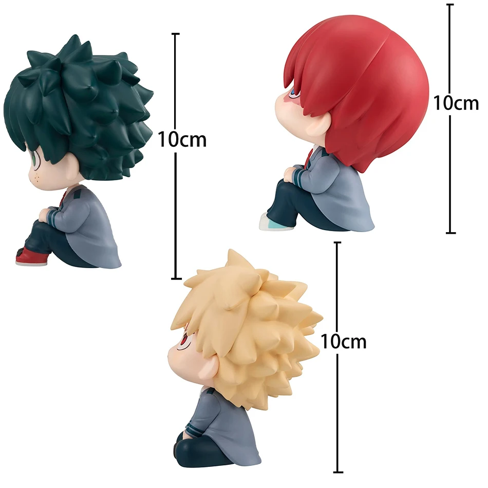 10 cm Anime Figur Pvc Q version Bakugou Katsuki Midoriya Izuku Action Figuren Anime Geschenk Sammlung Serie Modell