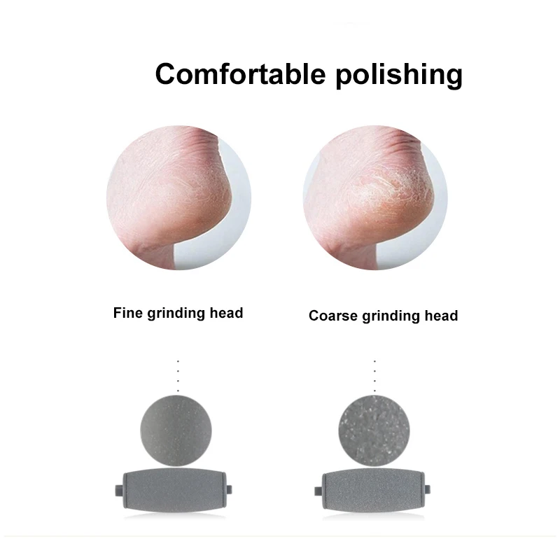 K-SKIN Electric Foot Grinder Calluses Dead Skin Tag Removal Foot Care Pedicure Tools Electric Foot File USB Charging Foot Scrub