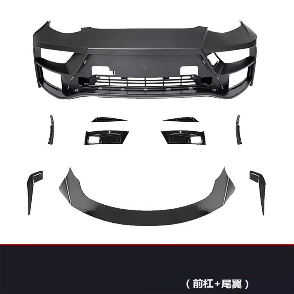 

Car Body kit surround Front bumper assembly spoiler For Tesla model3