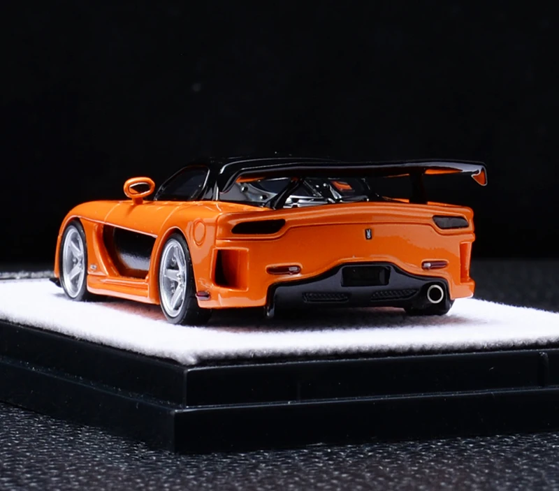 YM Model 1:64 RX7 Veilside JDM Fast Furious Limited Edition Resin Metal Model Ornament Toy Birthday Gift