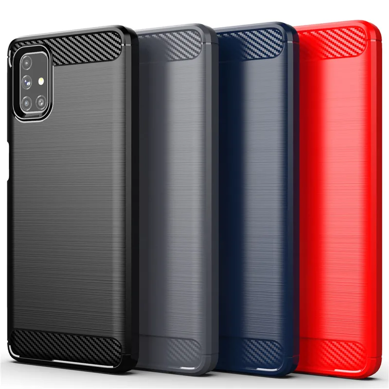 For Samsung Galaxy M51 Case For Samsung M51 A12 A42 A32 S21 S20 FE Cover Shockproof Silicone Protective Bumper For Samsung M51
