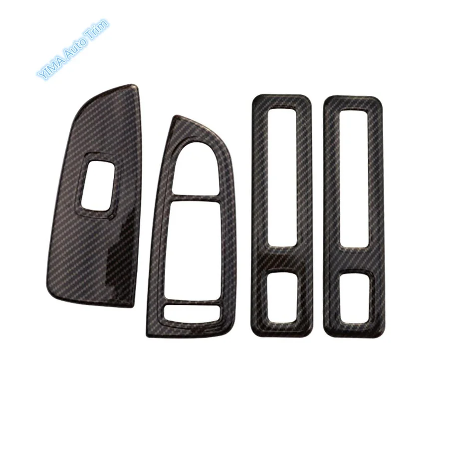 LHD Car Inner Door Armrest Window Lift Button Decor Panel ABS Accessories Cover Trim For Mercedes-Benz Vito W447 2014 - 2021