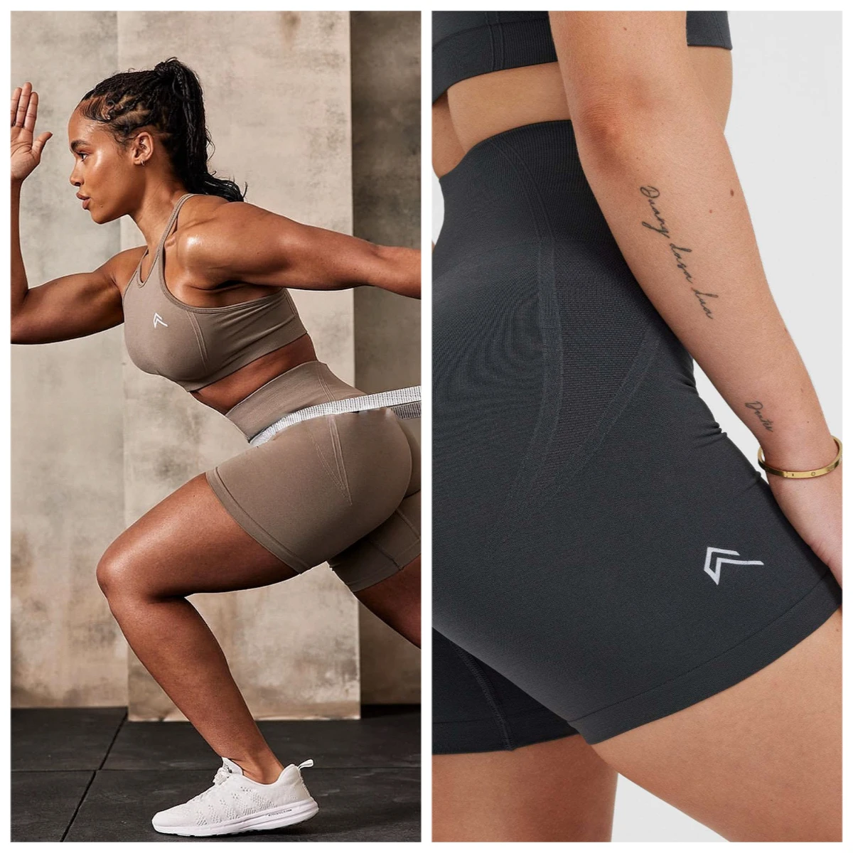 

Oner Active Gym Fitness Yoga Printed Women Summer Shorts Sport Shorts Low Ribbed Band Scrunch Butt Seamless Breathable Shorts
