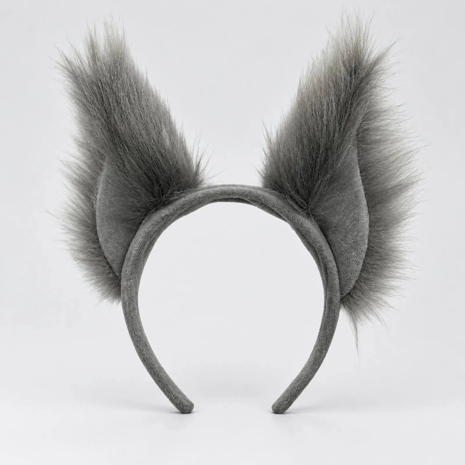 Animal Ear Headband Fabric Set Plush Material for Cosplay Costume Halloween Party Catrina Headband for Photo Shoots