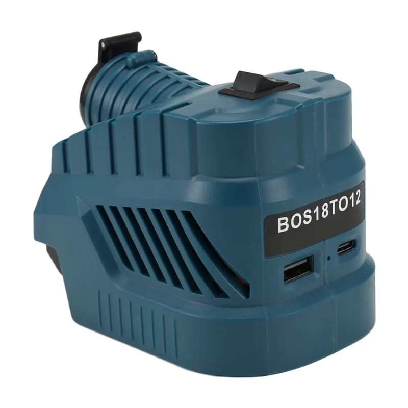 Przetwornica DC 18V na 12V, regulator obniżający napięcie, port zapalniczki samochodowej do akumulatorów Bosch GBA serii 18V, akcesoria do inwertera. — zdjęcie produktu 6