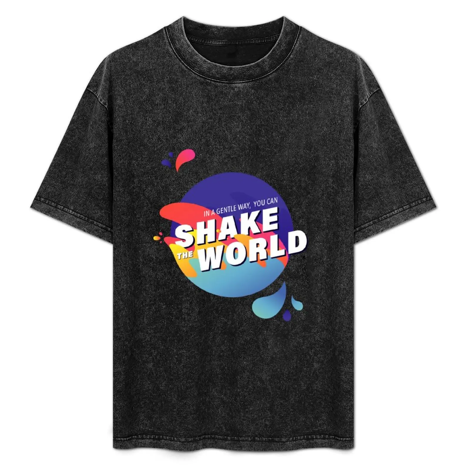 

In a gentle way you can shake the world T-Shirt vintage clothes designer shirts blue archive mens big and tall t shirts