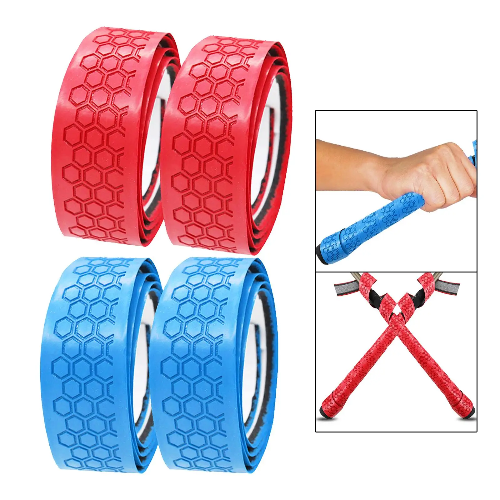 4x Golf Club Grip Wrapping Tapes, Golf Wrapping Tape, New Regripping for Golf Club Grips, PU Quick Change Anti-Slip Strap