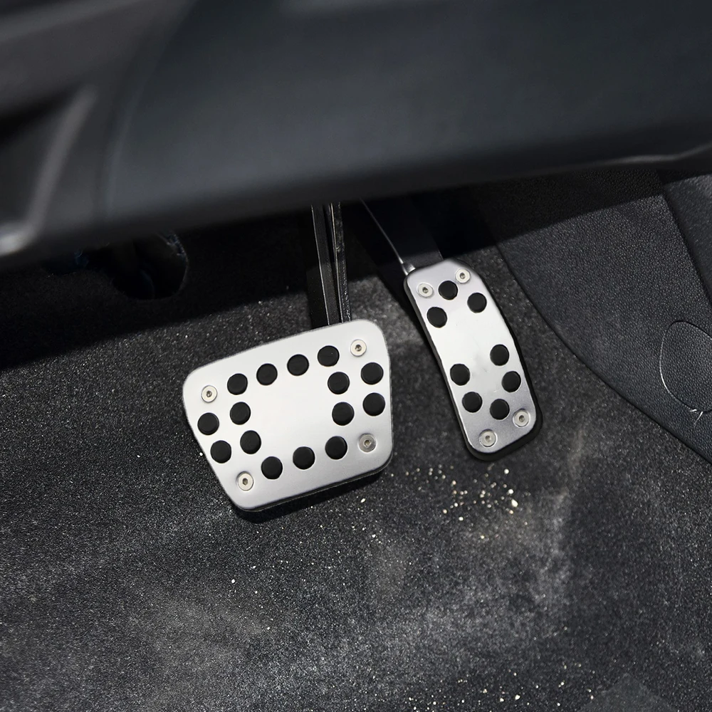Car Styling Pedals Pad for Ford Fiesta MK7 2009 - 2015 Aluminum Alloy Pedal Cover for New Fiesta 2009 - 2019