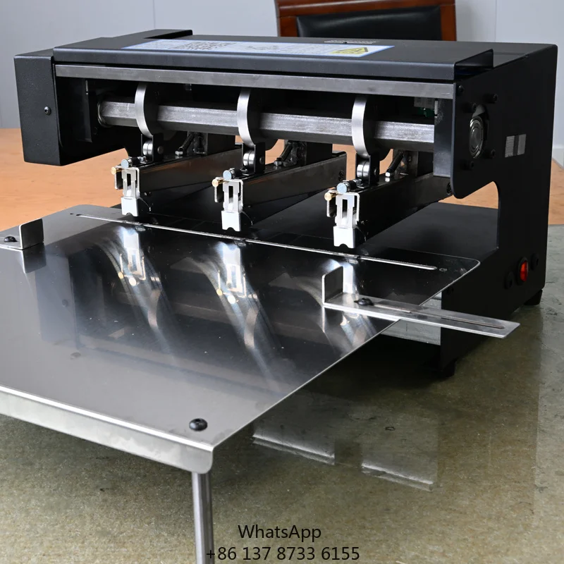 Hollow Stapler Three-head Stapler Cartoon Intelligent Fast Stapler Electric Multi-function Binding Machine Universal