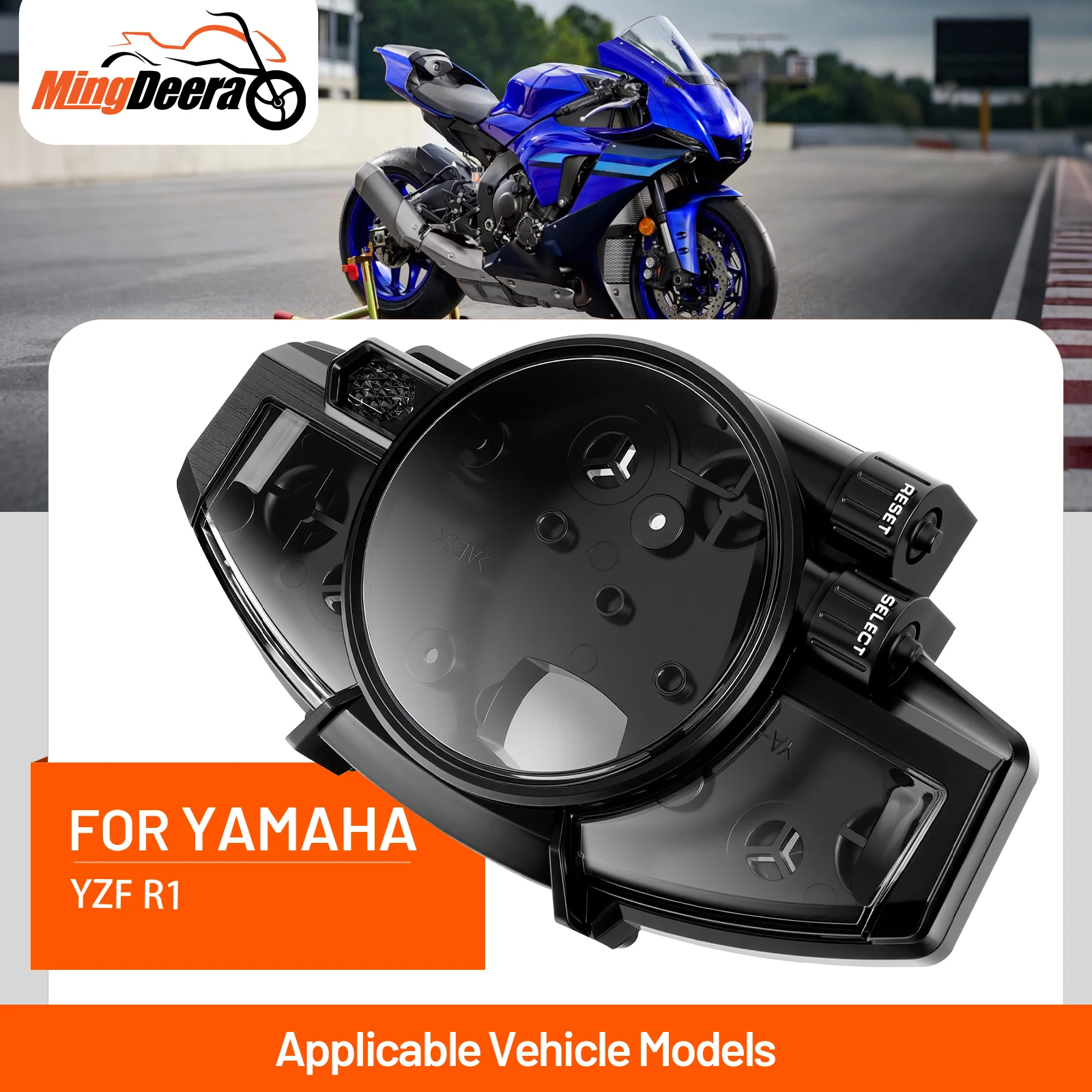 

Motorcycle Speedometer Instrument For YAMAHA YZF R1 2007-2008 Motorcycle Tachometer Housing Cover Accessories