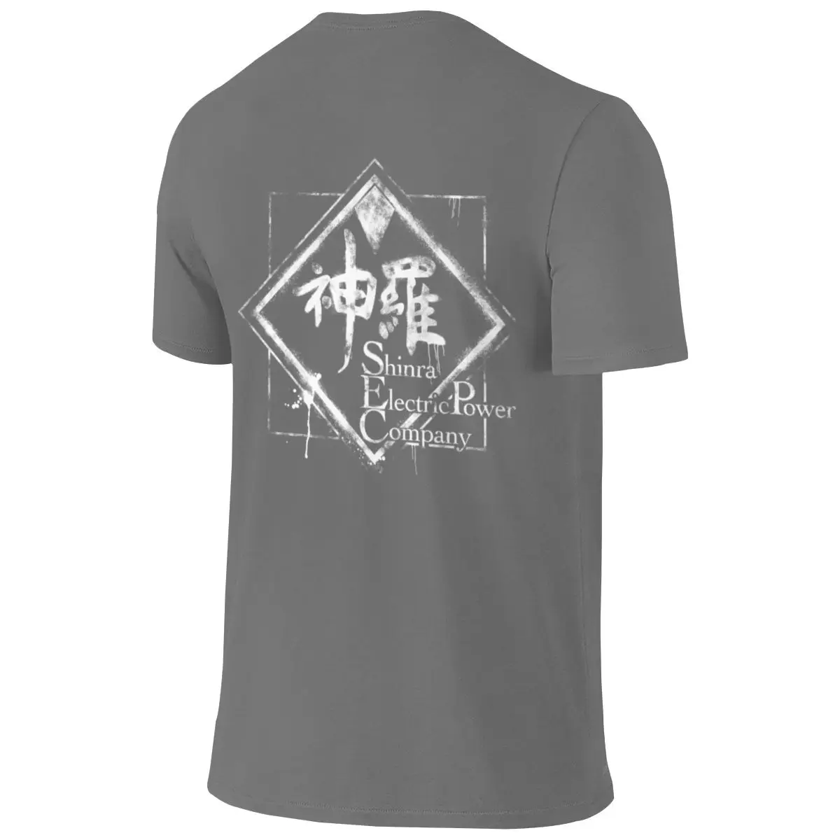 Shinra Inc Ultra-Minimalist Reversible T-shirt Niche Street Easy To Clean Tee