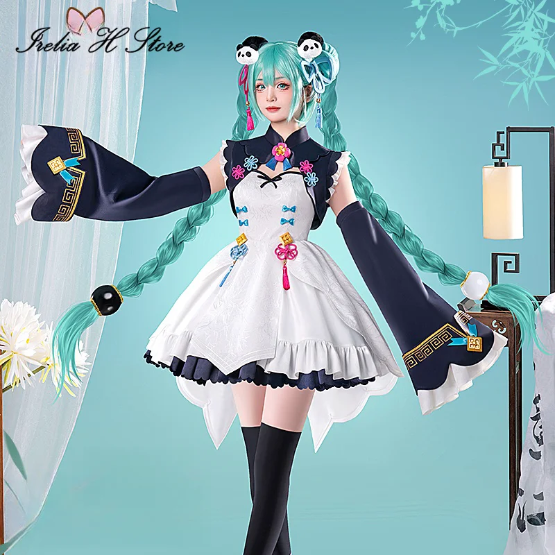 Irelia H Store Anime Lolita Dress, Vestido Panda Feminino, Fantasia Cosplay