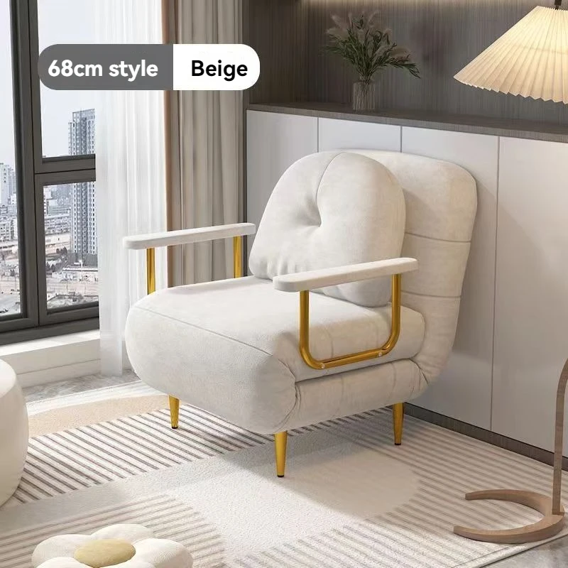 Sofa bed, lounge chair, foldable and extendable, adjustable for sitting and lying down, single sofa, double sofa, with pillows