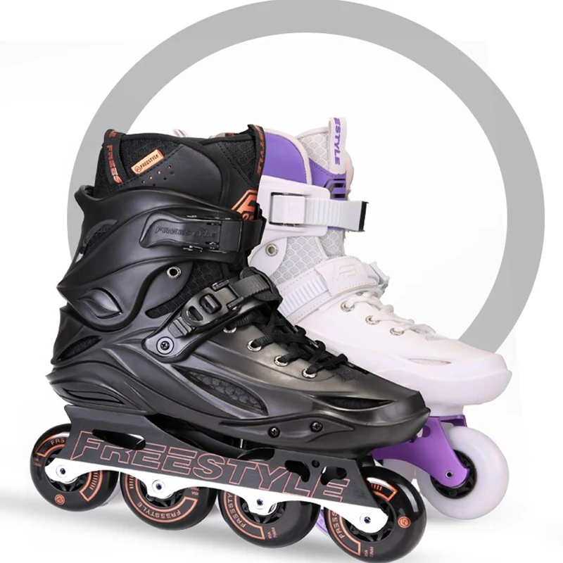 Adult Inline Skates Professional Roller Blades for Men Women Beginner One Row Freestyle Skating Shoes Outdoor College Training