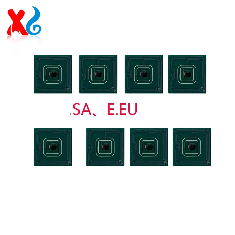 8 قطعة 550 560 570 رقاقة الحبر لزيروكس اللون 550 560 570 006R01529 006R01532 006R01525 006R01528 خرطوشة بقية رقاقة 30K 34K #5