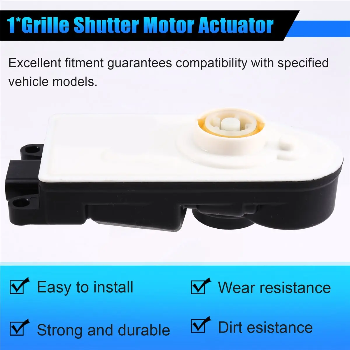 #09L Intake Grille Actuator,Air Flap Grille Shutter Motor 51747493167 for BMW X3 X4 G01 G02 (Plastic)