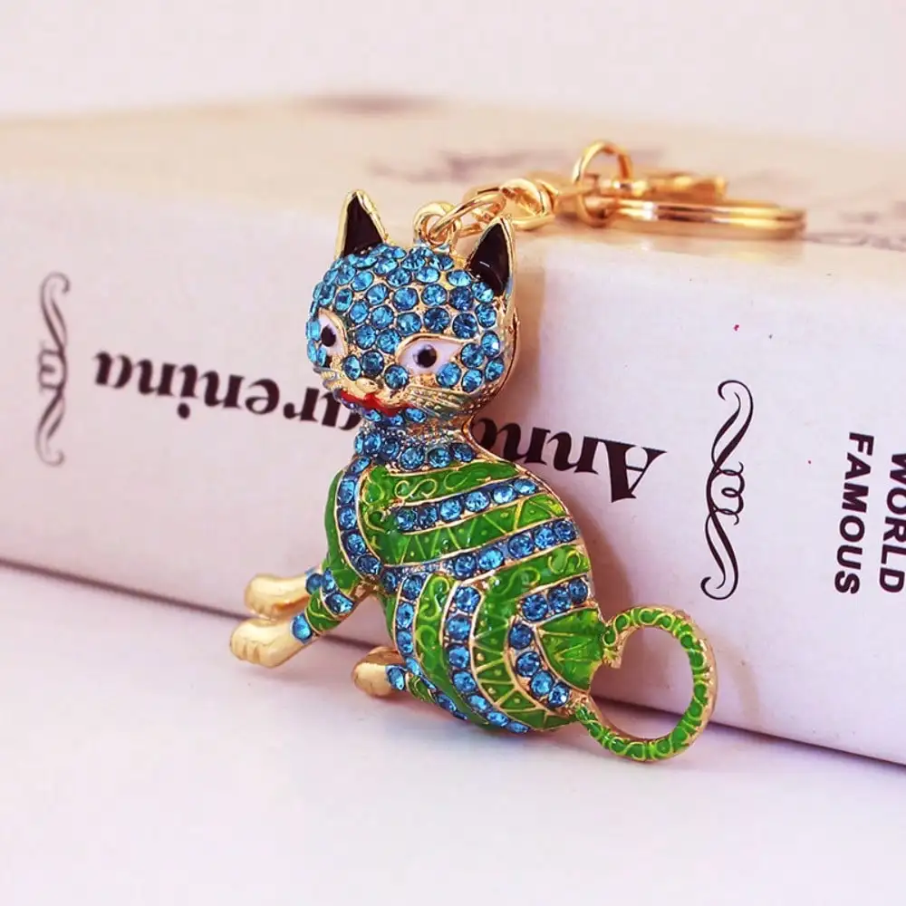 Kreativer und modischer neuer Autoanhänger Schlüsselanhänger Glücksbringer Katzen-Schlüsselanhänger Taschenanhänger – Detail 1