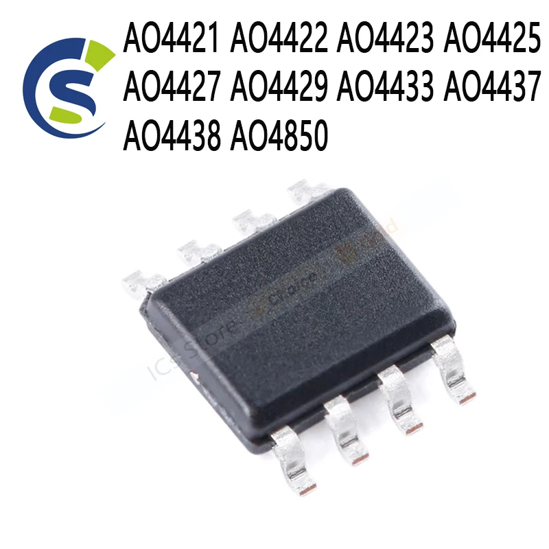 (10Piece)New and Original SOP-8 MOS FET Chipset IC AO4421 AO4422 AO4423 AO4425 AO4427 AO4429 AO4433 AO4437 AO4438 AO4850 