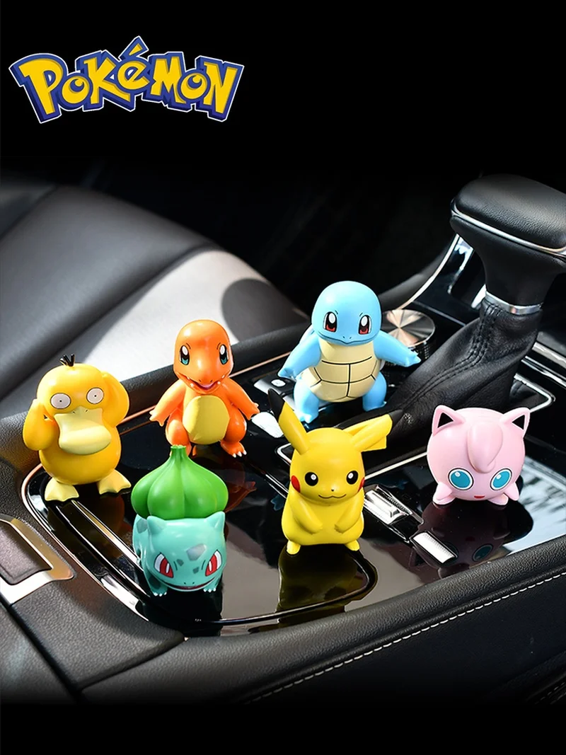 Pok É Mon Figurine Modèle Pikachu, Pok É Mon Génie, Ornement Tortue, Jouets, Peuvent être Collectés et Offrés comme Cadeaux aux Enfants