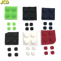 JCD 8 In1 Front Back Screw Rubber Feet Cover Upper LCD Screen Screws Cover Rubber replacement For New 3DS LL XL Console