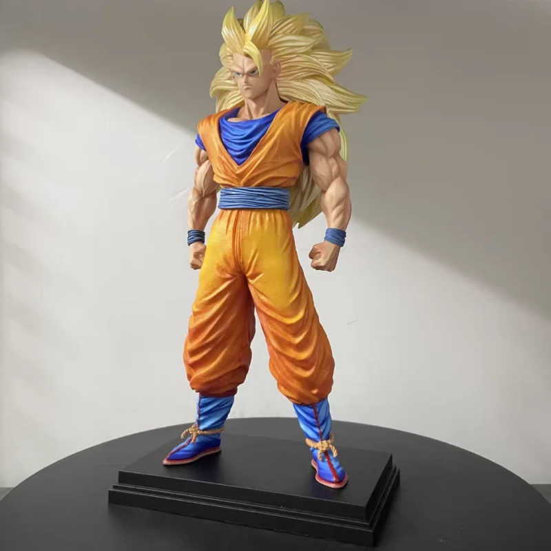 Stellar Orbit Super Saiyan 3Goku Action Figure Super Magic Gemodificeerde Dragon-Ball Handgemaakte Ornament Model Anime Speelgoed Jongen Gift
