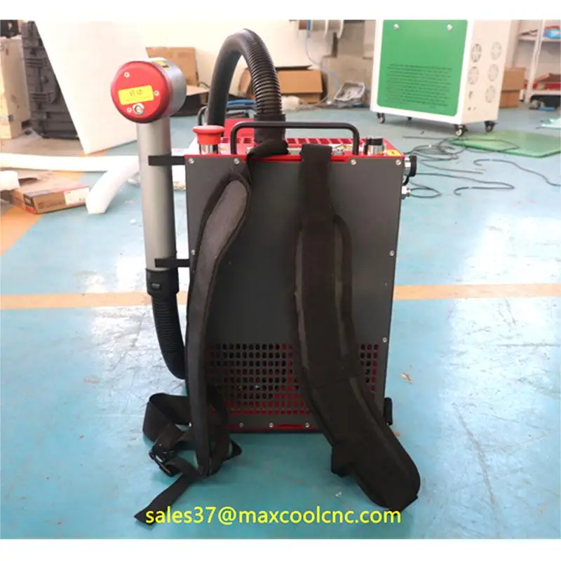 Backpack Small Size CE Approved Metal Rust Removal Laser Cleaner Handheld Fiber Pulse Laser Cleaning Machine