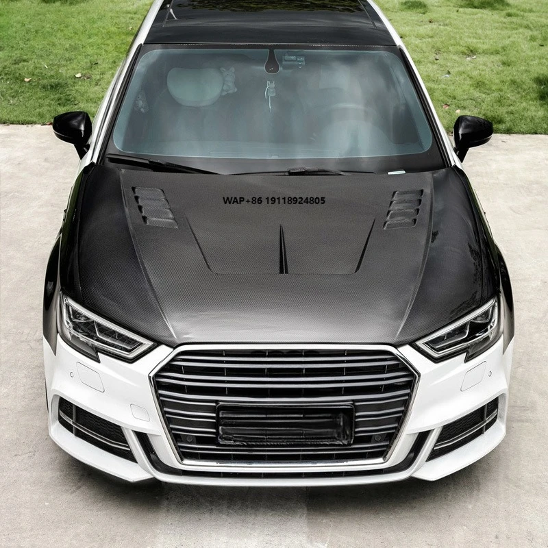 

Капот двигателя автомобиля из углеродного волокна для A3 S3 RS3 8V 2013-2020 Fender