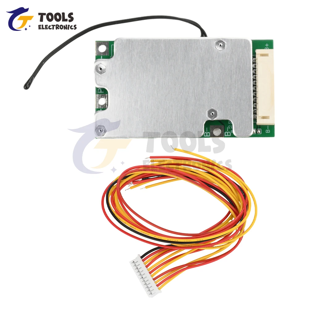 BMS 10S 36V 30A 18650 Lithium Battery Protection Board Same Port Split Port with Equalization Battery Balanced Protection Board