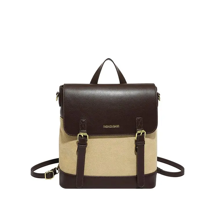 

‌ Осенний женский рюкзак 2025 года — школьный рюкзак из искусственной кожи с регулируемым ремешком, пригородная сумка в британском стиле для путешествий и выходных, легкий вес ‌